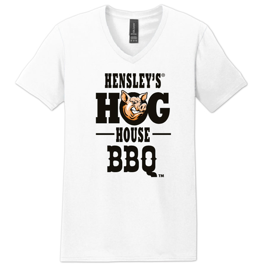 Hensley's Hog House BBQ® V-Neck T-Shirt