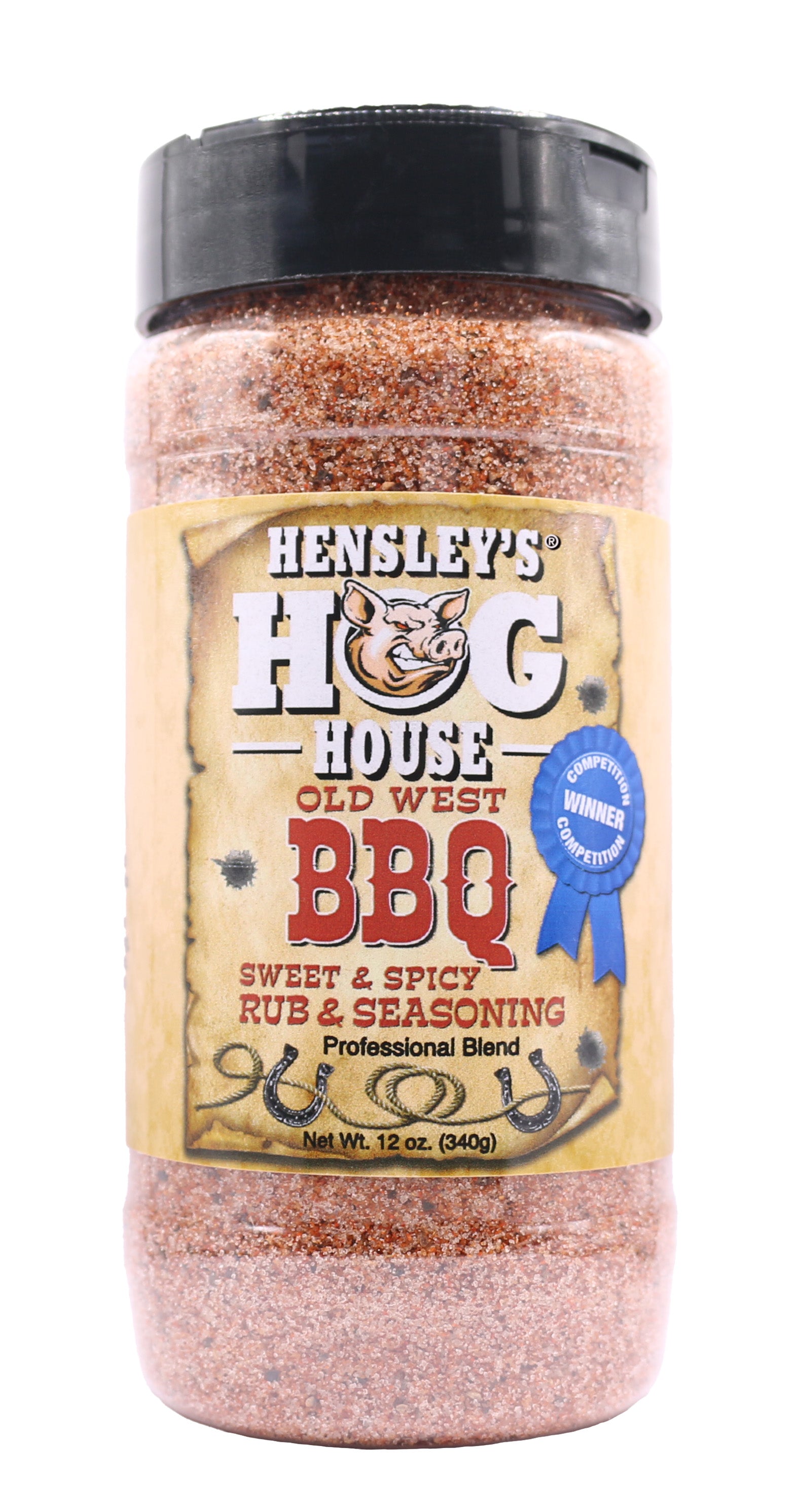 Hensley's Hog House BBQ® Old West Sweet & Spicy Rub & Seasoning 12 oz
