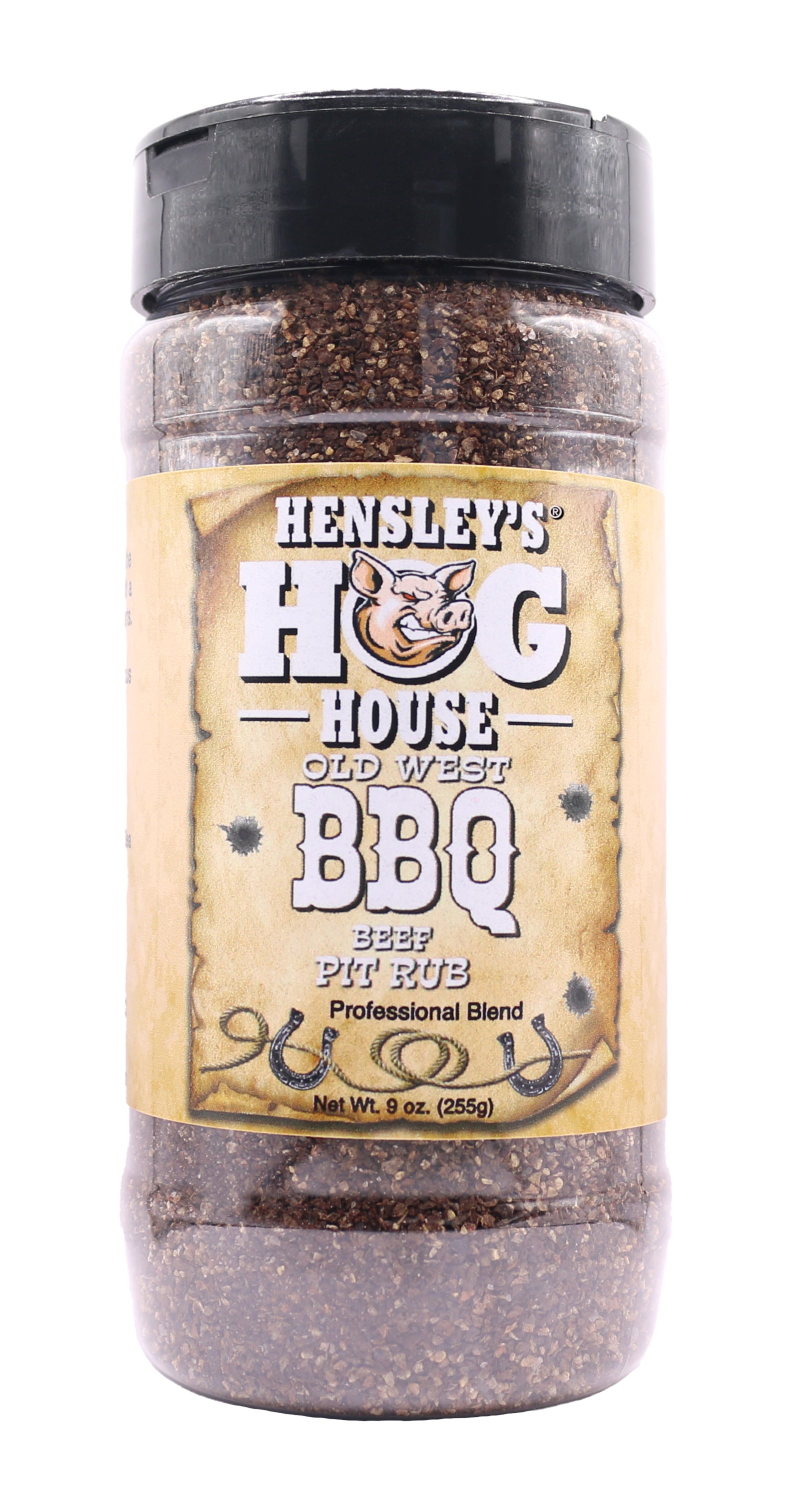 Hensley's Hog House BBQ® Old West Big Beef Pit Rub 9 oz